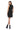 Adeline Faux Suede Dress BLACK BACK