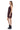 Adeline Faux Suede Dress WINE SIDE