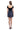 Mabel Faux Suede Skirt NAVY BACK