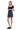 Mabel Faux Suede Skirt NAVY SIDE
