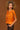 Grecian Drape Bubble Blouse CARROT SIDE