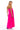 Maxi Tiered Tube Dress With Elasticized Waist HOTPINK BACK