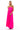 Maxi Tiered Tube Dress With Elasticized Waist HOTPINK FRONT