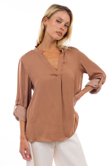 Annie Blouse MACCHIATO FRONT