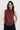 Greer Top BURGUNDY FRONT