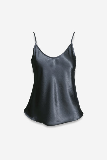 Briggs Satin Cami CHARCOAL FRONT